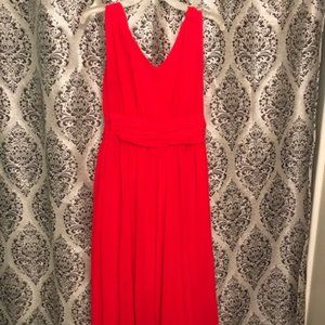 Red Sleeveless Dress